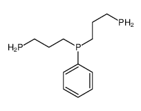 phenyl-bis(3-phosphanylpropyl)phosphane结构式