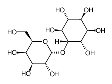 D-chiro-Inositol, 2-O-.alpha.-D-galactopyranosyl-结构式