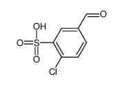 2-chloro-5-formylbenzenesulphonic acid structure