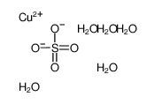 copper,sulfate,pentahydrate结构式