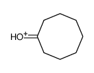 1-hydroxycyclooctyl cation Structure