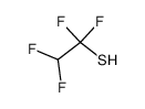 1,1,2,2-Tetrafluor-aethanthiol, 2-H-Tetrafluorethanthiol结构式
