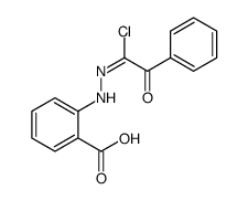 2-[2-(1-chloro-2-oxo-2-phenylethylidene)hydrazinyl]benzoic acid结构式