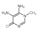 4,5-DIAMINO-3-METHYL-6-OXOPYRIMIDINE Structure