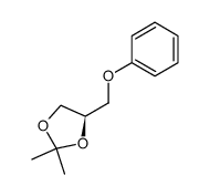 (2R)-3-Phenoxy-1,2-propanediol acetonide Structure
