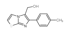 [6-(4-甲基苯基)咪唑并[2,1-b] [1,3]噻唑-5-基]甲醇结构式