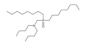 N-butyl-N-(dioctylphosphorylmethyl)butan-1-amine结构式