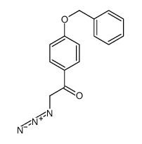 2-azido-1-(4-phenylmethoxyphenyl)ethanone结构式