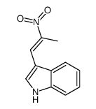 3-(2-nitroprop-1-enyl)-1H-indole Structure