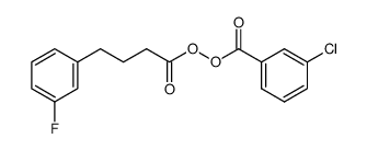 3-chlorobenzoic 4-(3-fluorophenyl)butanoic peroxyanhydride结构式