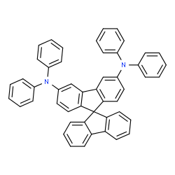 9,9'-SPIROBI[9H-FLUORENE]-3,6-DIAMINE, N3,N3,N6,N6-TETRAPHENYL- Structure