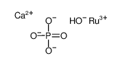calcium,ruthenium(3+),hydroxide,phosphate Structure