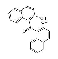 bis-(2-hydroxy-[1]naphthyl)-ketone结构式