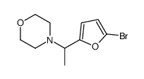 4-[1-(5-bromofuran-2-yl)ethyl]morpholine结构式