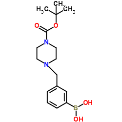 (3-((4-(叔-丁氧基羰基)哌嗪-1-基)甲基)苯基)硼酸图片