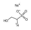 sodium 2-hydroxyethane-1-sulfonate-1-d结构式