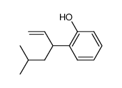 2-(1-isobutylprop-2-enyl)phenol结构式