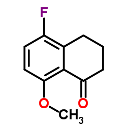 5-Fluoro-8-methoxy-3,4-dihydro-1(2H)-naphthalenone Structure