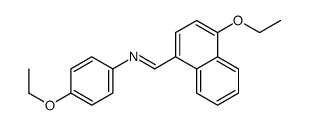1-(4-ethoxynaphthalen-1-yl)-N-(4-ethoxyphenyl)methanimine Structure