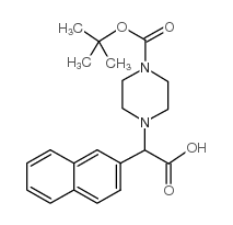 2-(4-BOC-1-哌嗪基)-2-(2-萘基)乙酸图片