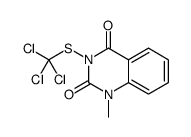 1-methyl-3-(trichloromethylsulfanyl)quinazoline-2,4-dione Structure
