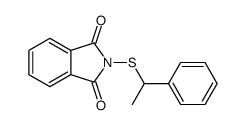 2-(1-phenylethylsulfanyl)isoindole-1,3-dione结构式