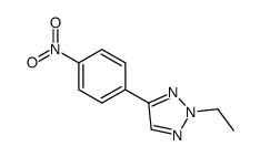 2-ethyl-4-(4-nitrophenyl)triazole结构式
