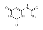 Urea,N-(1,2,3,6-tetrahydro-2,6-dioxo-4-pyrimidinyl)- Structure