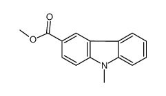 methyl 9-methylcarbazole-3-carboxylate Structure