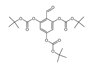 tri-tert-butyl (2-formylbenzene-1,3,5-triyl) tricarbonate Structure