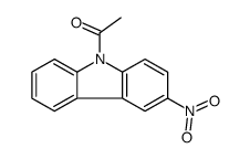 1-(3-nitrocarbazol-9-yl)ethanone Structure