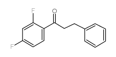 2',4'-DIFLUORO-3-PHENYLPROPIOPHENONE结构式