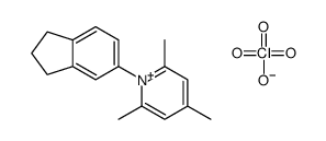 1-(2,3-dihydro-1H-inden-5-yl)-2,4,6-trimethylpyridin-1-ium,perchlorate结构式