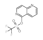 1,6-Naphthyridin-5-yl trifluoromethanesulfonate Structure
