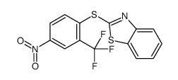 2-[4-nitro-2-(trifluoromethyl)phenyl]sulfanyl-1,3-benzothiazole Structure