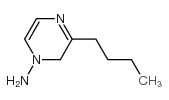 2-丁基-3-氨基吡嗪结构式