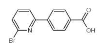 4-(6-溴-吡啶-2-基)-苯甲酸结构式