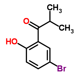 1-(5-Bromo-2-hydroxyphenyl)-2-methyl-1-propanone Structure