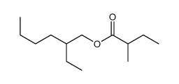 2-ethylhexyl 2-methylbutanoate结构式