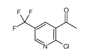 1-(2-氯-5-(三氟甲基)吡啶-3-基)乙烷-1-酮结构式