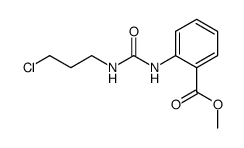 Methyl 2-(3-(3-Chloropropyl)ureido)benzoate结构式