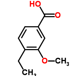 4-乙基-3-甲氧基-苯甲酸结构式
