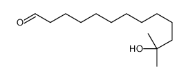12-hydroxy-12-methyltridecanal结构式
