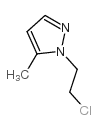 1-(2-氯乙基)-5-甲基-1H-吡唑结构式