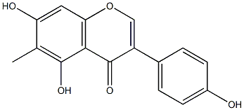 6-甲基染料木素结构式