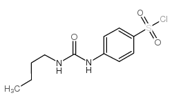 4-(3-丁基脲啶)苯磺酰氯结构式