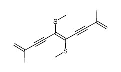 2,9-dimethyl-5,6-bis(methylsulfanyl)deca-1,5,9-triene-3,7-diyne Structure