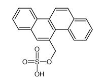 chrysen-5-ylmethyl hydrogen sulfate Structure