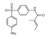 (E)-N-[4-(4-aminophenyl)sulfonylphenyl]-2-methylbut-2-enamide Structure