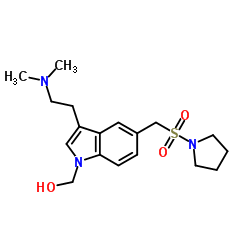 {3-[2-(Dimethylamino)ethyl]-5-[(pyrrolidine-1-yl)sulfonylmethyl]-1H-indol-1-yl}Methanol Structure